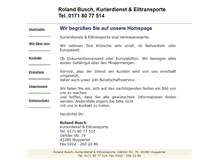 Tablet Screenshot of kurierdienst-busch.de